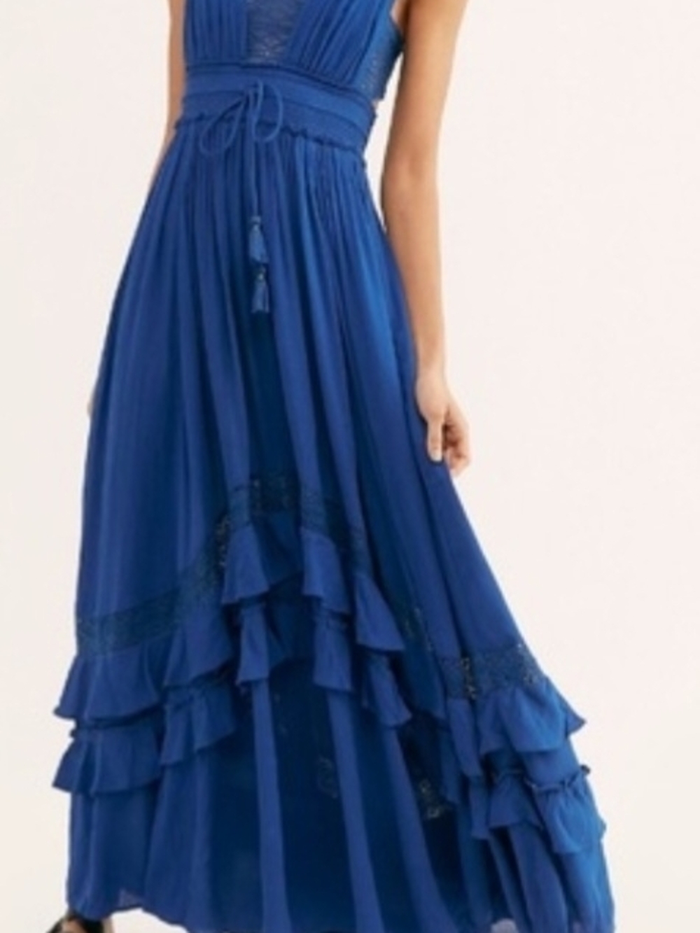 Free People Santa Maria Blue Maxi Dress - Women's Elegant Summer Dress